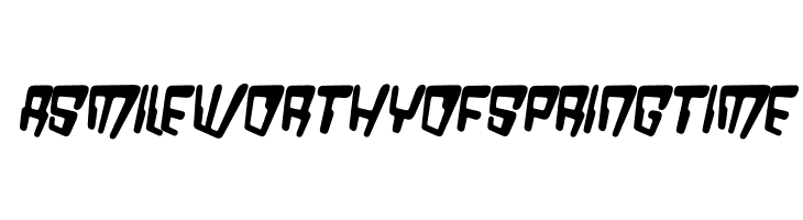 VTC Bad DataTrip Bold Italic  Free Fonts Download