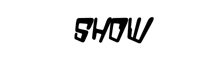 VTC Bad DataTrip Bold Italic  Free Fonts Download