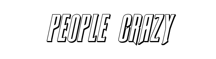 Butch & Sundance 3D Italic  Free Fonts Download