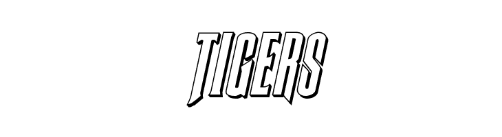 Butch & Sundance 3D Italic  Free Fonts Download