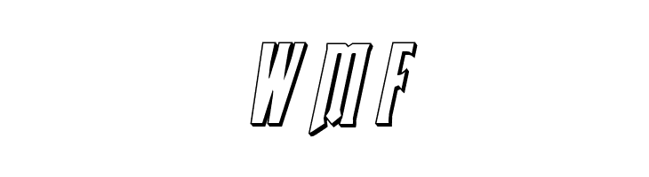 Butch & Sundance 3D Italic  Free Fonts Download