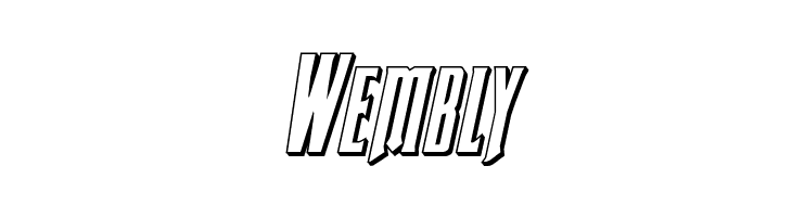 Butch & Sundance 3D Italic  Free Fonts Download