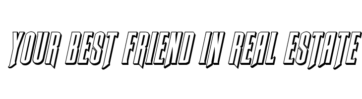 Butch & Sundance 3D Italic  Free Fonts Download