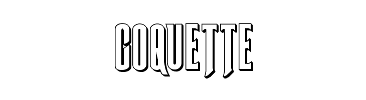 Butch & Sundance 3D Regular  Free Fonts Download