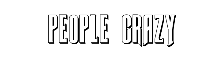 Butch & Sundance 3D Regular  Free Fonts Download