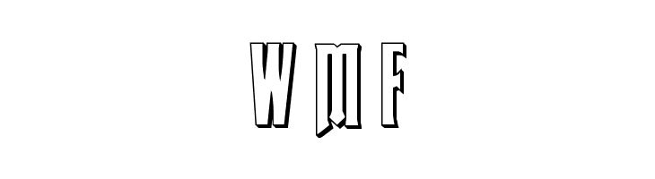 Butch & Sundance 3D Regular  Free Fonts Download