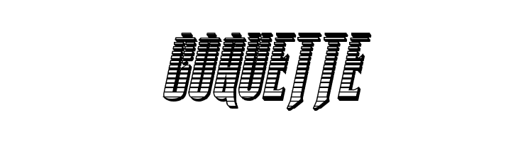 Butch & Sundance Chrome Italic  Free Fonts Download