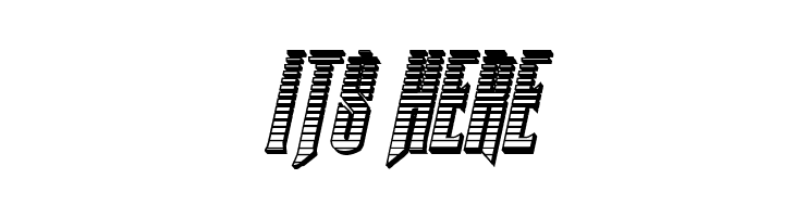 Butch & Sundance Chrome Italic  Free Fonts Download