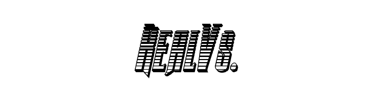 Butch & Sundance Chrome Italic  Free Fonts Download