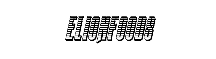 Butch & Sundance Chrome Italic  Free Fonts Download