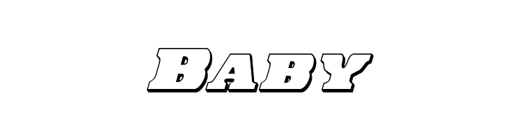 Laredo Trail 3D Italic  Free Fonts Download