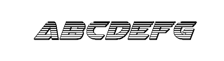 Airstrike Chrome Regular  Free Fonts Download