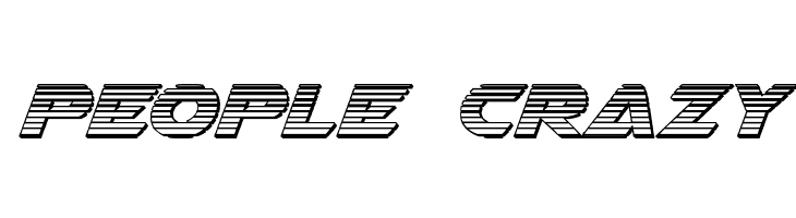 Airstrike Chrome Regular  Free Fonts Download