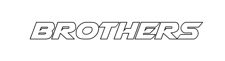 Airstrike Outline Regular  Free Fonts Download