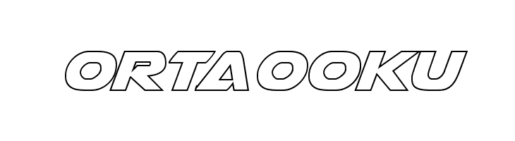 Airstrike Outline Regular  Free Fonts Download