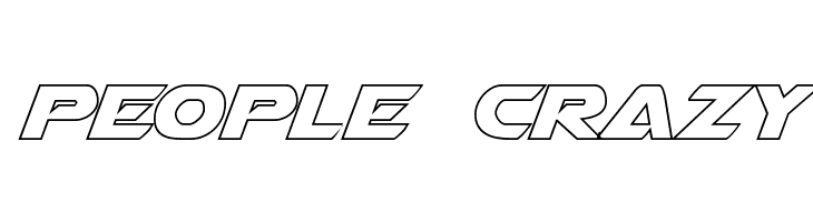 Airstrike Outline Regular  Free Fonts Download