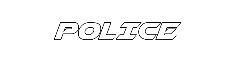 Airstrike Outline Regular  Free Fonts Download