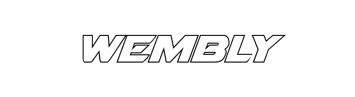 Airstrike Outline Regular  Free Fonts Download