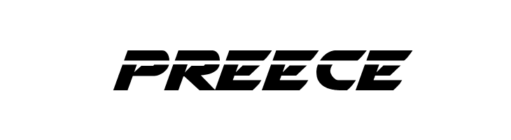 PREECE Airstrike Laser Regular Font