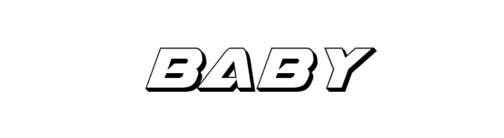 Airstrike Bold 3D  Free Fonts Download