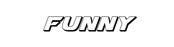 Airstrike Bold 3D  Free Fonts Download