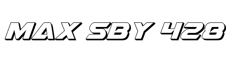 Airstrike Bold 3D  Free Fonts Download