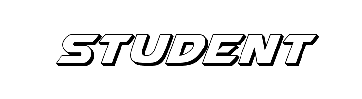 Airstrike Bold 3D  Free Fonts Download