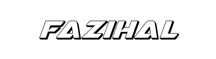 Airstrike Bold 3D  Free Fonts Download