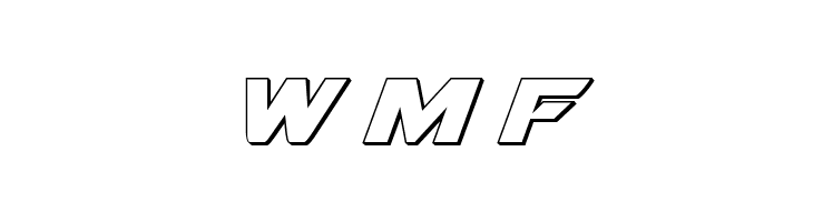 Airstrike 3D Regular  Free Fonts Download