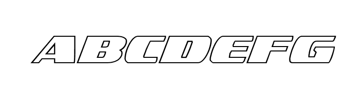 Americorps Outline Regular  Free Fonts Download