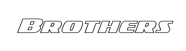 Americorps Outline Regular  Free Fonts Download