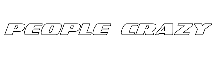 Americorps Outline Regular  Free Fonts Download