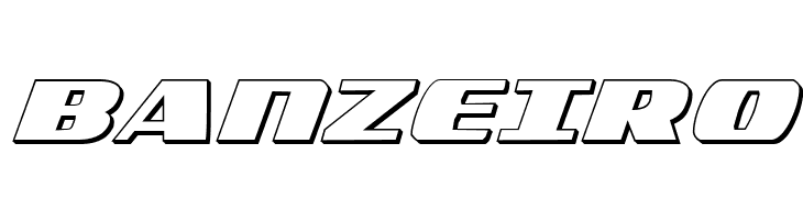 Americorps 3D Regular  Free Fonts Download