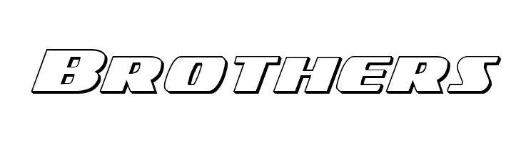 Americorps 3D Regular  Free Fonts Download