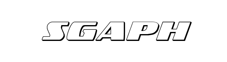 Americorps 3D Regular  Free Fonts Download