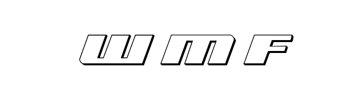 Americorps 3D Regular  Free Fonts Download