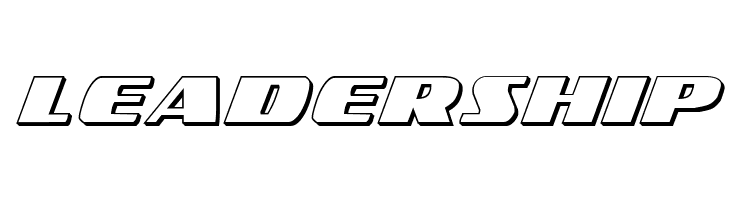 Americorps 3D Regular  Free Fonts Download