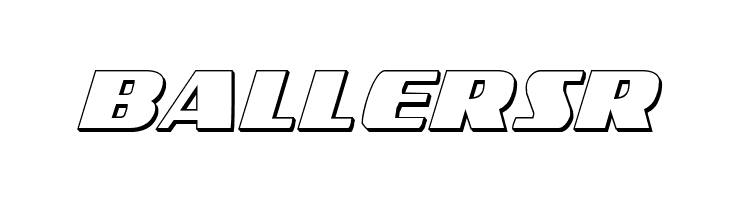 Americorps 3D Condensed  Free Fonts Download