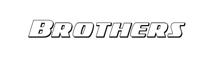 Americorps 3D Condensed  Free Fonts Download