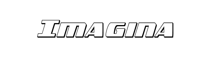 Americorps 3D Condensed  Free Fonts Download