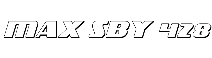 Americorps 3D Condensed  Free Fonts Download