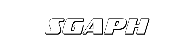 Americorps 3D Condensed  Free Fonts Download