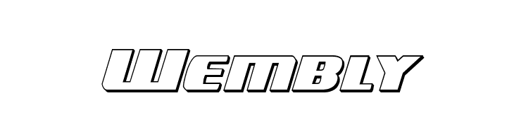 Americorps 3D Condensed  Free Fonts Download