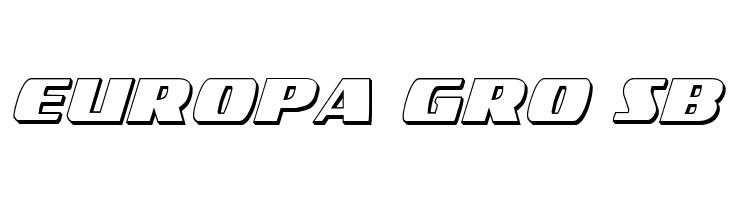 Americorps 3D Condensed  Free Fonts Download