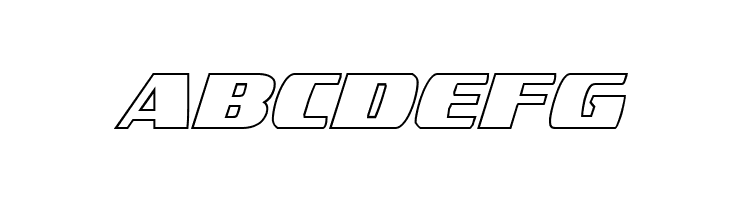 Americorps Outline Condensed  Free Fonts Download