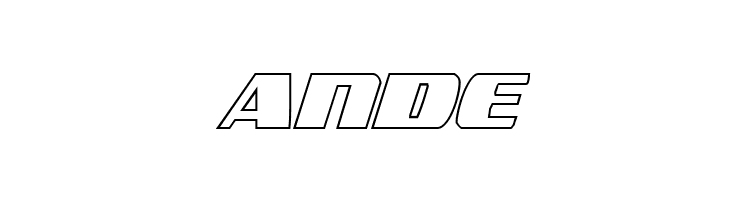 Americorps Outline Condensed  Free Fonts Download