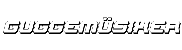 Gearhead 3D Italic  Free Fonts Download