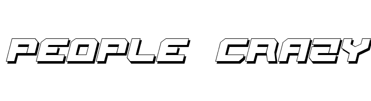 Gearhead 3D Italic  Free Fonts Download