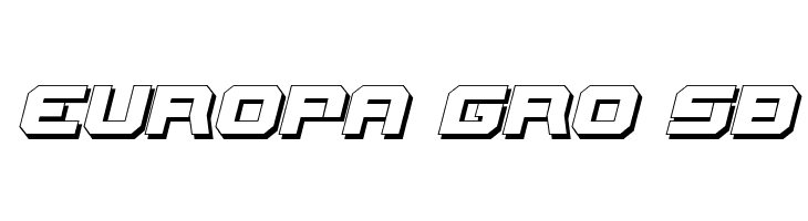 Gearhead 3D Italic  Free Fonts Download
