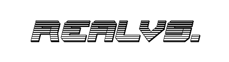 Gearhead Chrome Italic  Free Fonts Download
